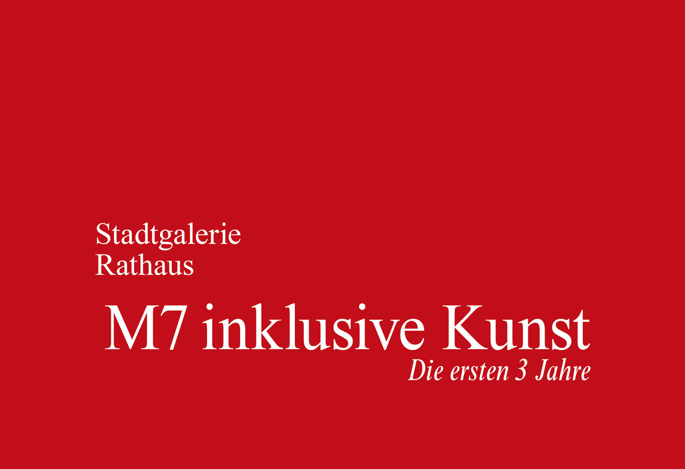 Ausstellung der Künstler:innen des M7 in der Stadtgalerie im Rathaus: Kunstwerke aus drei Jahren kreativen Schaffens, präsentiert in vielfältigen Stilrichtungen.